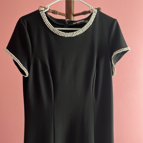 Karl Lagerfeld Pearl Black Dress! - Picture 3 of 8